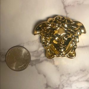 Beautiful Medusa head Versace brooch
